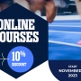 COURSES STARTING NOVEMBER 2023 – 10 % discount